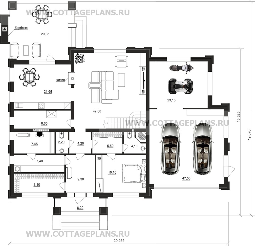Поэтажные планы проект дома 102-92 общ. площадь 320,05 м2