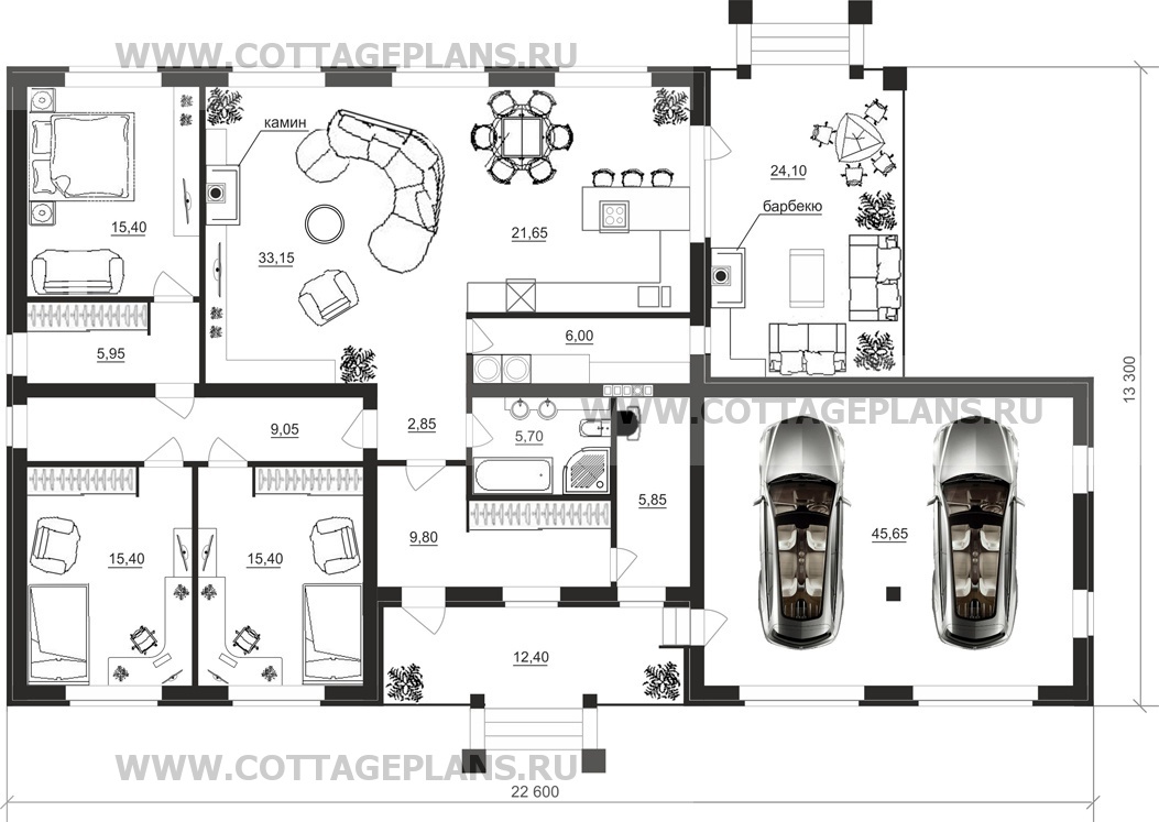 Поэтажные планы проект дома 27-01 общ. площадь 191,85м2