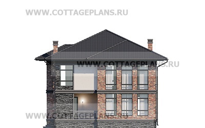 Фасады проект дома 205-52 общ. площадь 191,70 м2