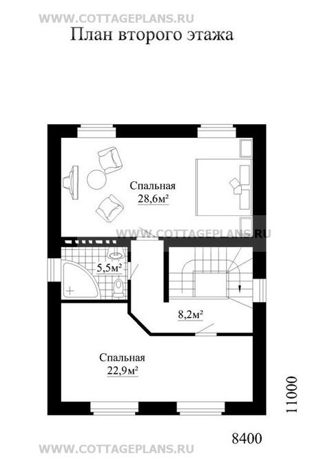 Поэтажные планы проект дома 33-17 общ. площадь 131,4м2
