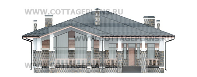 Фасады проект дома 700-00 общ. площадь 122,90 м2