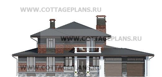 Фасады проект дома 101-56 общ. площадь 551,90 м2