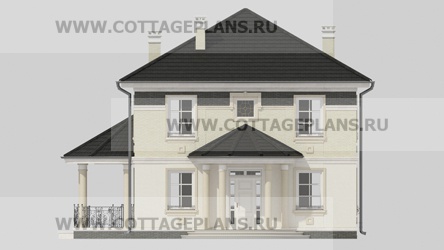 Фасады проект дома 20-86 общ. площадь 227,85 м2