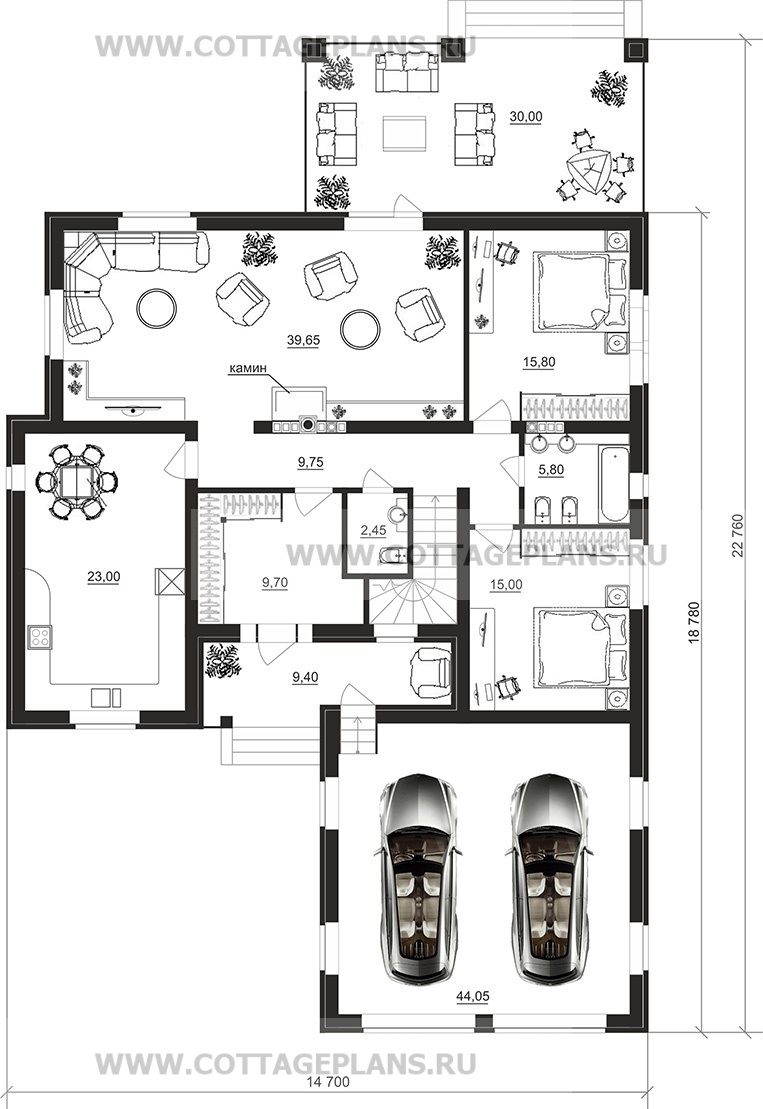 Поэтажные планы проект дома 84-35 общ. площадь 324,10 м2