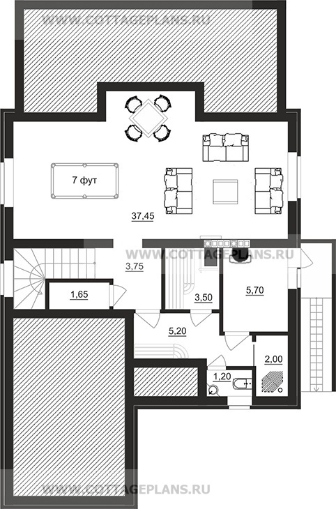 Поэтажные планы проект дома 78-88 общ. площадь 212,00 м2