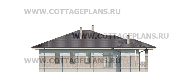 Фасады проект дома 07-83 общ. площадь 189,70 м2