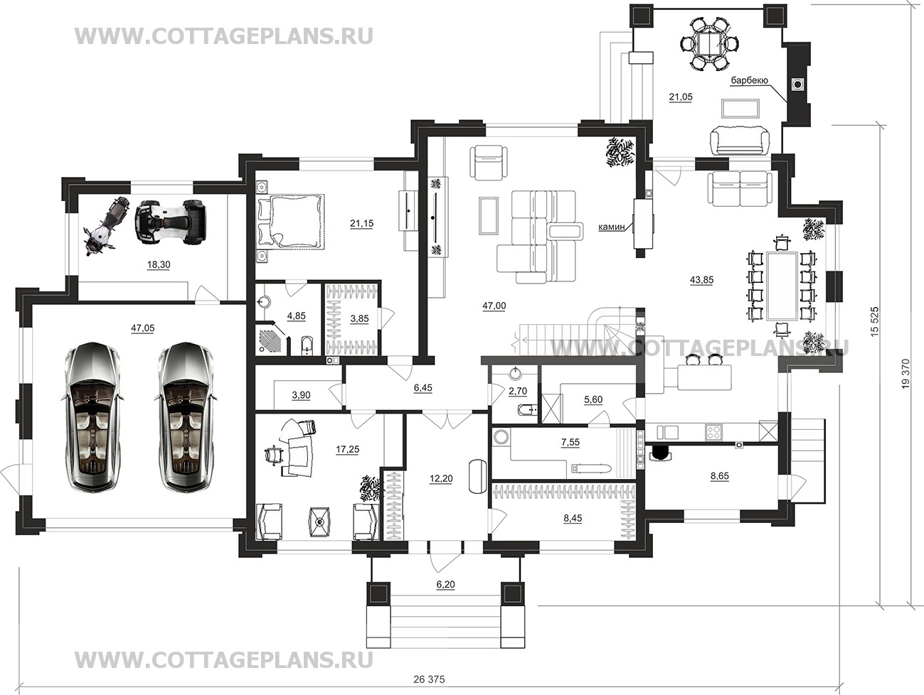 Поэтажные планы проект дома 202-80 общ. площадь 386,35 м2