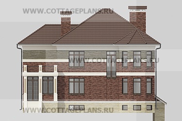 Фасады проект дома 76-97 общ. площадь 342,65 м2