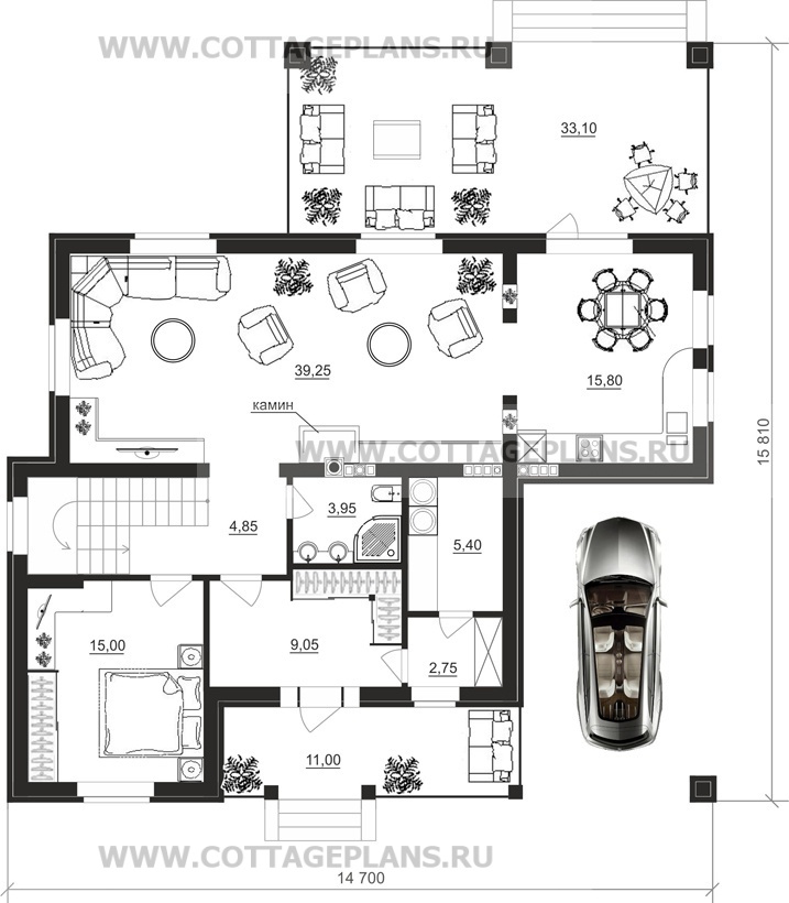 Поэтажные планы проект дома 84-06 общ. площадь 311,80 м2