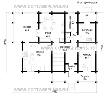 Поэтажные планы проект дома 19-13 общ. площадь 260,7 м2