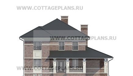 Фасады проект дома 13-06 общ. площадь 176,45 м2