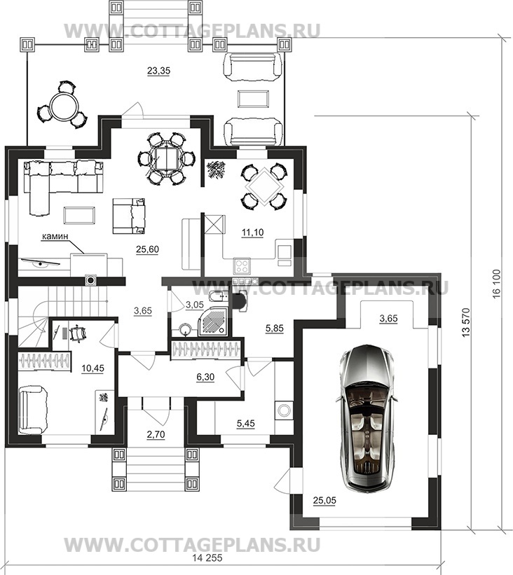 Поэтажные планы проект дома 200-03 общ. площадь 161,20 м2