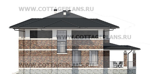 Фасады проект дома 201-79 общ. площадь 317,40 м2