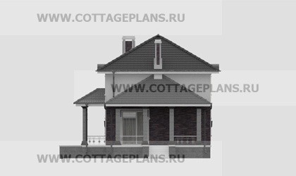 Фасады проект дома 29-44 общ. площадь 151,45 м2