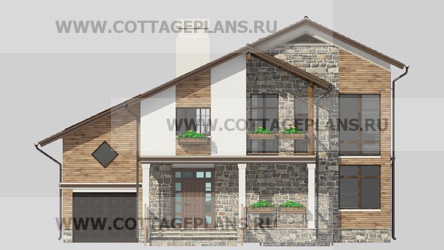 Фасады проект дома 15-11 общ. площадь 342,90 м2