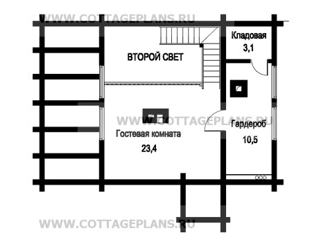Поэтажные планы проект дома 19-14 общ. площадь 90,3 м2