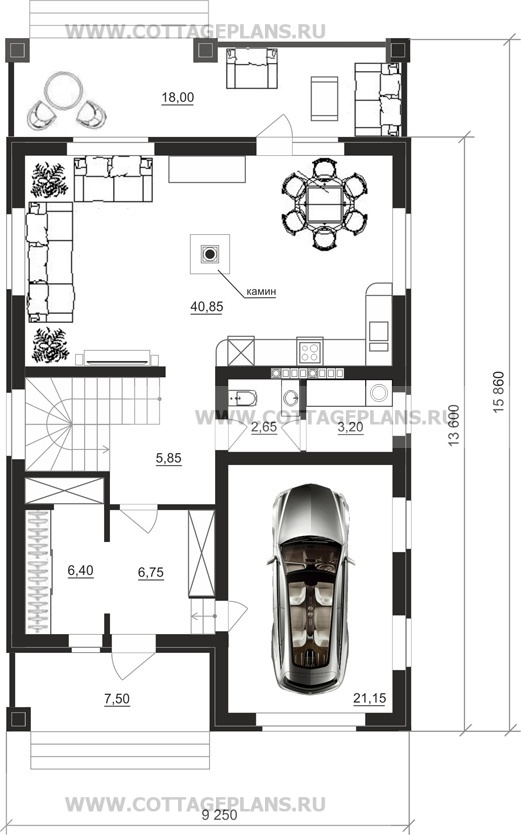 Поэтажные планы проект дома 20-54 общ. площадь 311,45 м2