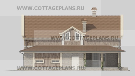 Фасады проект дома 16-57 общ. площадь 202,90 м2