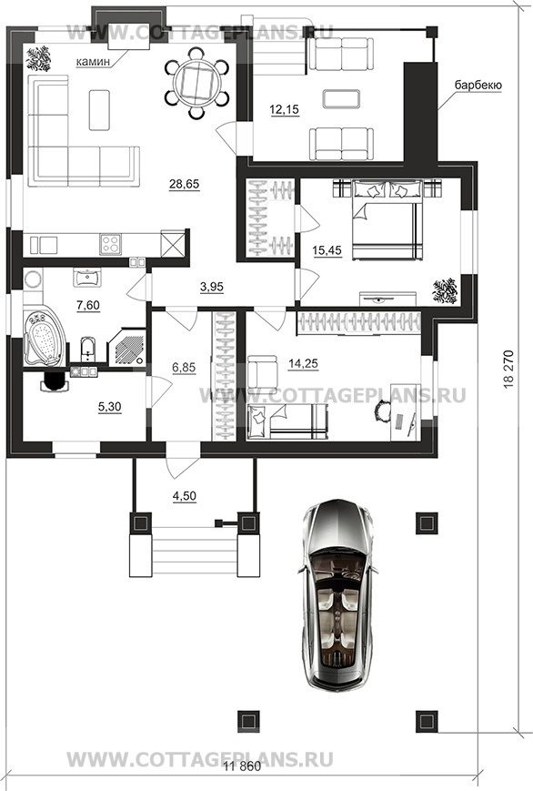 Поэтажные планы проект дома 900-43 общ. площадь 82,05 м2