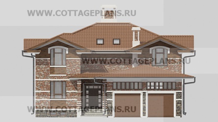 Фасады проект дома 23-59 общ. площадь 286,25 м2