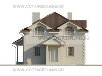 Фасады проект дома 14-50 общ. площадь 272,18 м2