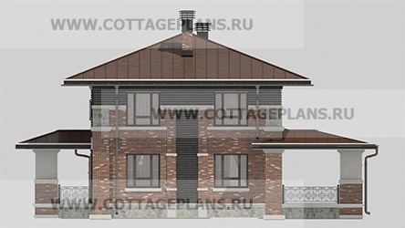 Фасады проект дома 206-29 общ. площадь 181,50 м2