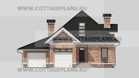 Фасады проект дома 75-72 общ. площадь 212,25 м2