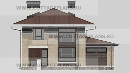 Фасады проект дома 206-39 общ. площадь 191,35 м2