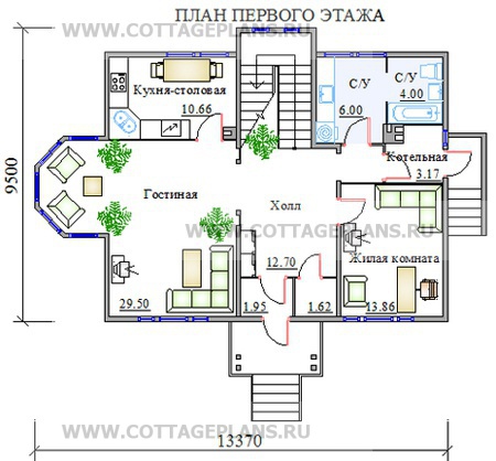 Поэтажные планы проект дома 31-97 общ. площадь 199,3м2