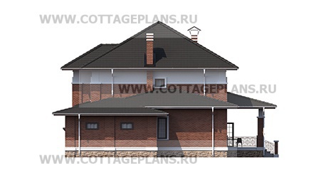 Фасады проект дома 75-39 общ. площадь 311,25 м2