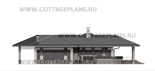 Фасады проект дома 13-41 общ. площадь 186,10 м2