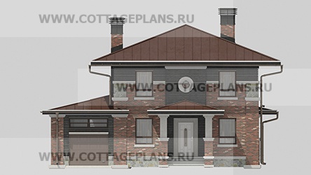 Фасады проект дома 206-29 общ. площадь 181,50 м2