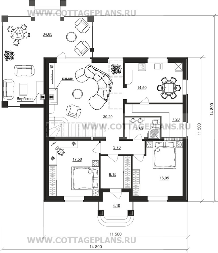 Поэтажные планы проект дома 96-12 общ. площадь 272,65 м2