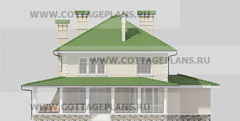 Фасады проект дома 76-96 общ. площадь 306,00 м2