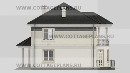 Фасады проект дома 20-36 общ. площадь 151,60 м2