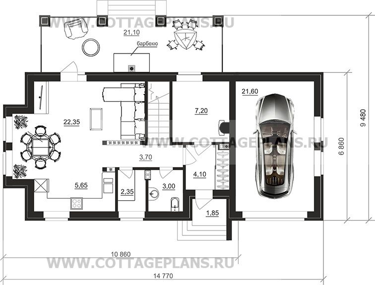 Поэтажные планы проект дома 95-90 общ. площадь 116,85 м2
