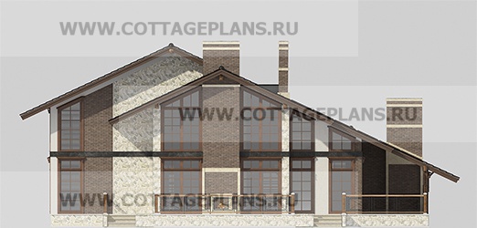 Фасады проект дома 201-07 общ. площадь 495,60 м2