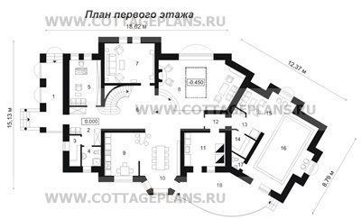 Поэтажные планы проект дома 46-50 общ. площадь 407,1м2