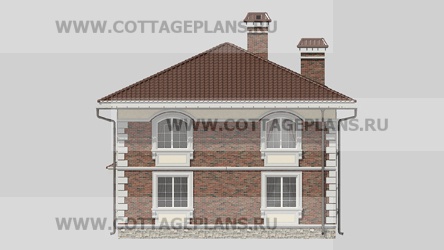 Фасады проект дома 20-79 общ. площадь 323,35 м2