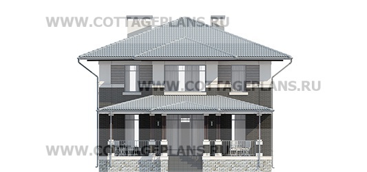 Фасады проект дома 29-48 общ. площадь 184,00 м2