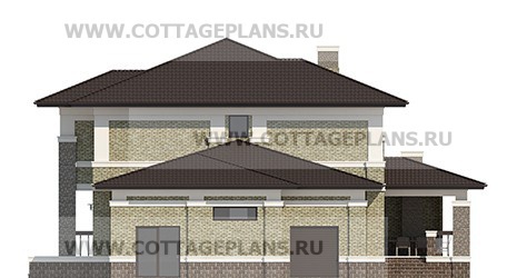 Фасады проект дома 105-29 общ. площадь 368,85 м2