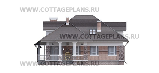 Фасады проект дома 76-61 общ. площадь 546,60 м2