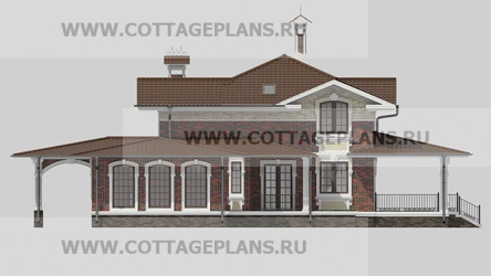 Фасады проект дома 13-75 общ. площадь 303,40 м2