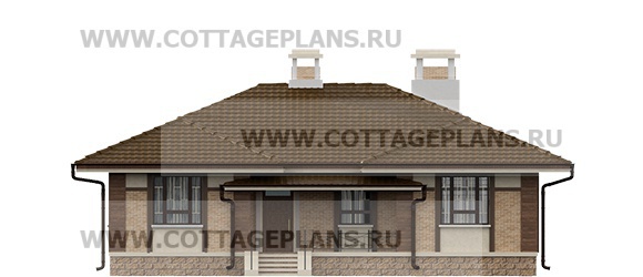 Фасады проект дома 702-57 общ. площадь 121,60 м2