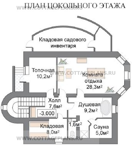 Поэтажные планы проект дома 34-39 общ. площадь 297,8м2