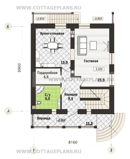 Поэтажные планы проект дома 59-89 общ. площадь 179,6 м2
