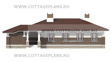 Фасады проект дома 28-01 общ. площадь 365,30 м2