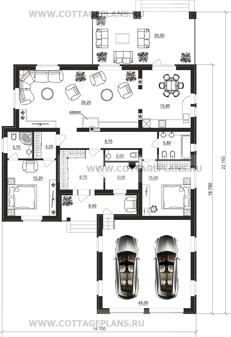 Поэтажные планы проект дома 83-35 общ. площадь 173,80 м2