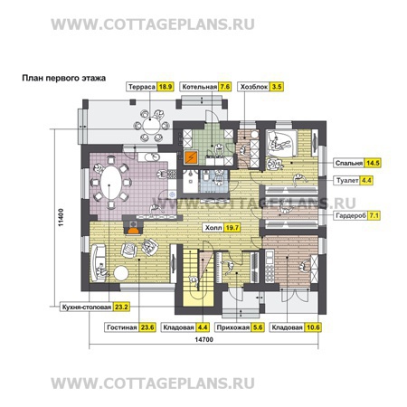 Поэтажные планы проект дома 60-88 общ. площадь 209,24 м2
