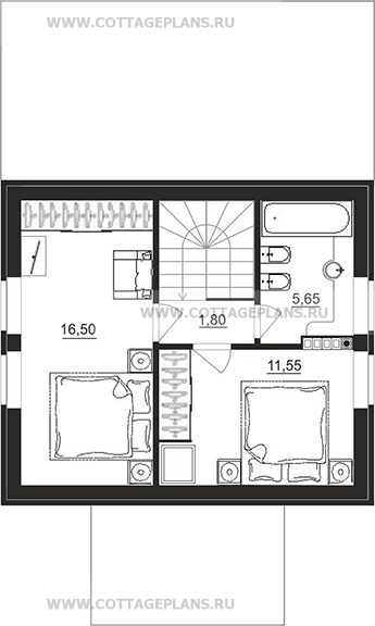 Поэтажные планы проект дома 74-08 общ. площадь 71,30 м2